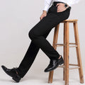 The New Spring and Summer Men's Trousers for Wash and Wear Business Suit New Han Edition Cultivate One's Morality Straight Pants