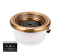 Korean Electric Grill  Round 2500w Stainless Steel Embedded Commercial Restaurant BBQ Grill