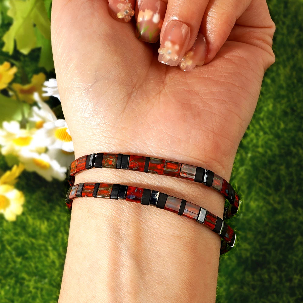 Go2boho Classic TILA Beads Design Boho Stretch Fashion Jewelry Women Trendy Handmade Glass Beaded Bracelets for 2024 New Gifts