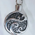 Eternal Christian Children's Tree Ash Urn Pendant Stainless Steel Cremation Memento Locket Necklace Keepsake Life Holder Human