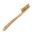 Factory Wholesale Custom Logo Pig Hair Wooden Sneaker Shoe Cleaning Brush