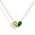 Milskye Simple Beautiful Fashion Fine Jewelry for Women 925 Sterling Silver 18K Gold Plating Sweetheart Necklace