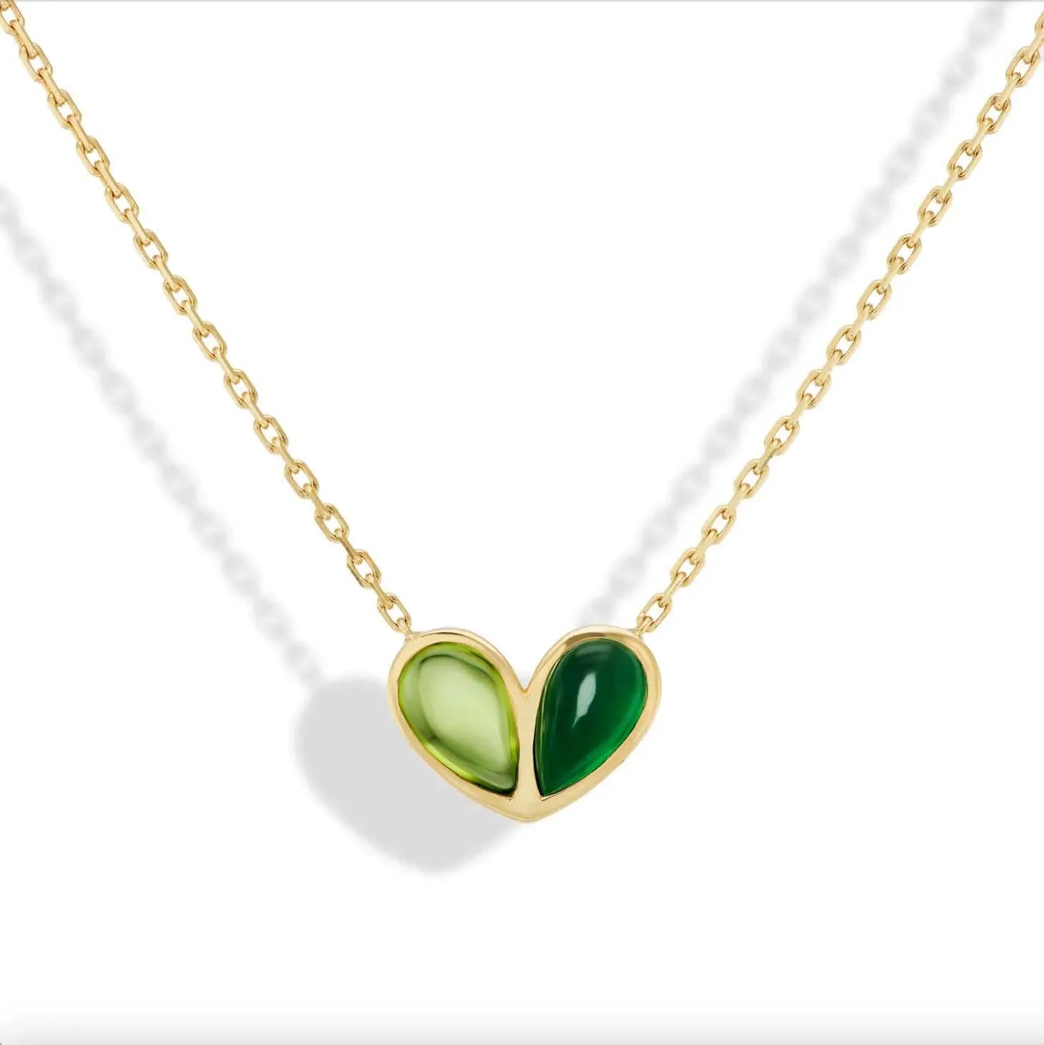 Milskye Simple Beautiful Fashion Fine Jewelry for Women 925 Sterling Silver 18K Gold Plating Sweetheart Necklace