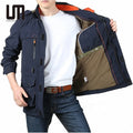 OEM Service Cheap Wholesale New Autumn Winter Men Windproof Waterproof Multi Pocket Plus Size Coats Jacket