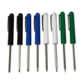 2 in 1 Pocket Pen Type Mini Screwdriver with Steel & Plastic Handle DIY Grade OEM Customizable 100PCS MOQ for Promotion Gifts