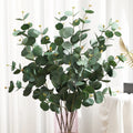 Y-M031 Wholesale Artificial Greenery Leaves 3D Print Greenery Stems Real Touch Greenery  for Wedding Home Decoration