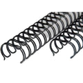 11.1 mm Black Color 7/16inch  Double Loop Binding Wire Metal Double Loop Wire for Binding  Double Wire  O