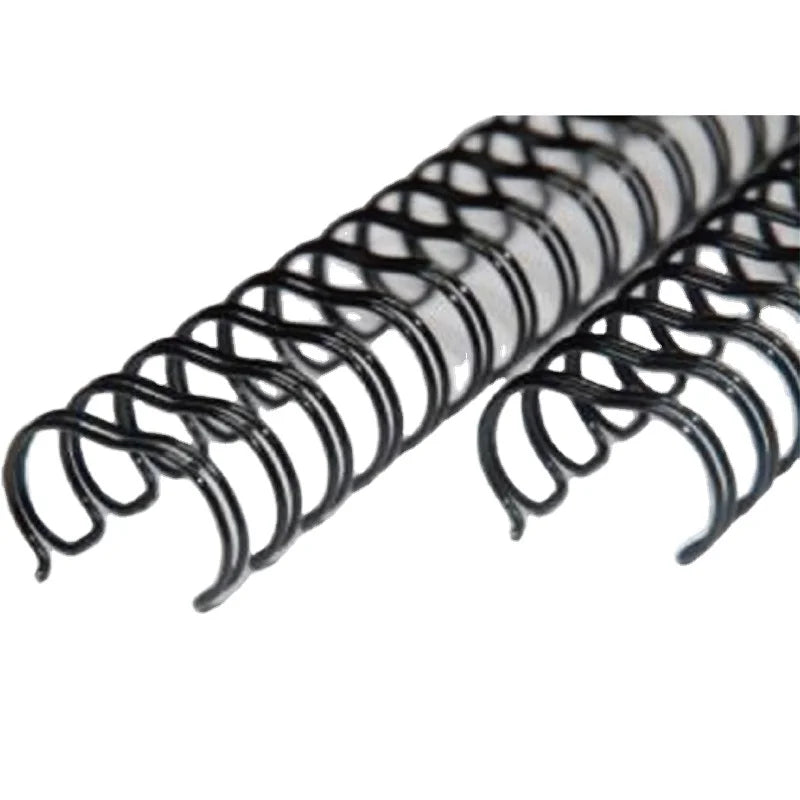 11.1 mm Black Color 7/16inch  Double Loop Binding Wire Metal Double Loop Wire for Binding  Double Wire  O