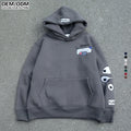 Xinglan High Quality 500 GSM Oversized Pullover Hoodie Drop Shoulder Design With High Weight Puff Print Men's Premium Quality
