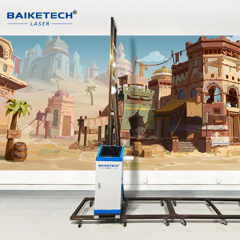 TH-UP600 Factory Direct Sale 3D UV Vertical Wall Decor Inkjet Printer 12m Big Size Image Painting Machine