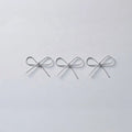 Hot Sales 925 Sterling Silver Bow Wire Knot Fashion Pendants Charms Jewelry Connectors