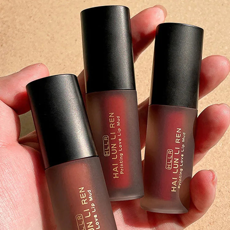New Arrival Lip Gloss Velvet Matte Fogged Lip Mud Waterproof Long-lasting Lip Glaze