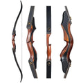Custom Manufacture Archery 60" Hunting Recurve Bow Takedown Wood Laminated Bow RH for Outdoor Shooting 30-50lbs