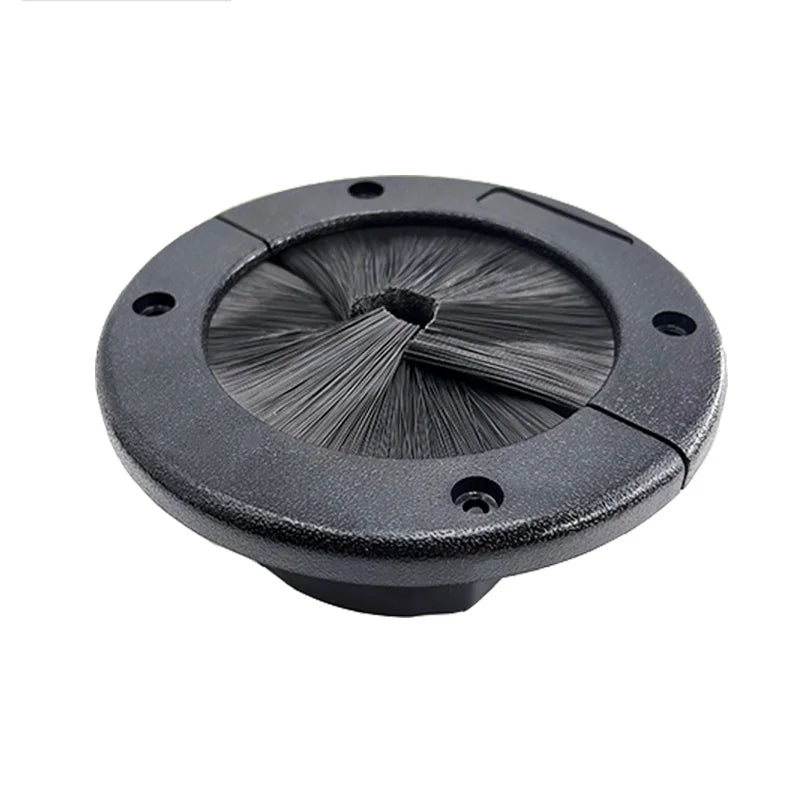 UL94-V2  Circular Brush Grommet Data Center Elevated Raised Floor Circular Threading Box
