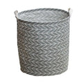 Hot Sale Collapsible Laundry Basket with Wheels Reasonable Price Round Canvas Opp Bag Single Storage for TV Shopping