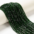 Green Sandstone Gemstone Beads Faceted Sugar Cube Unique 2mm Beads for Jewelry Making