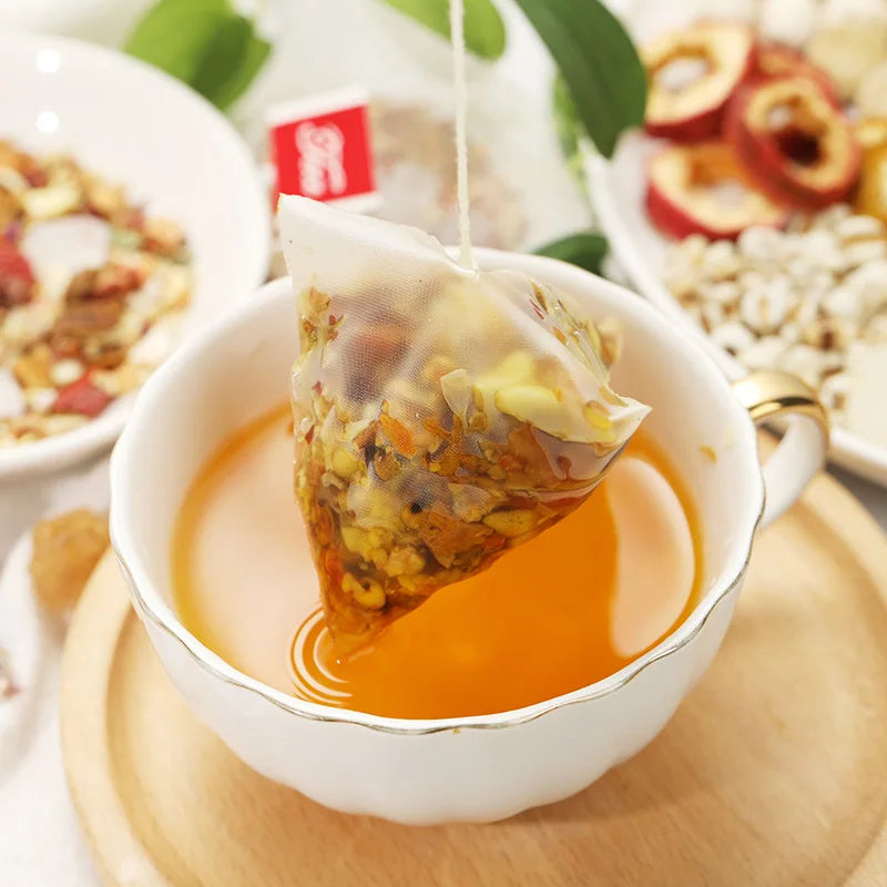 Private Label Rose Longan Lotus Leaf Detox Weight Fat Loss Skin Whitening Custom Tea Bags for Female