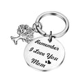 Mom /Mother and Daughter Gift for Mother Stainless Steel Key Chain Engraved Key Chain