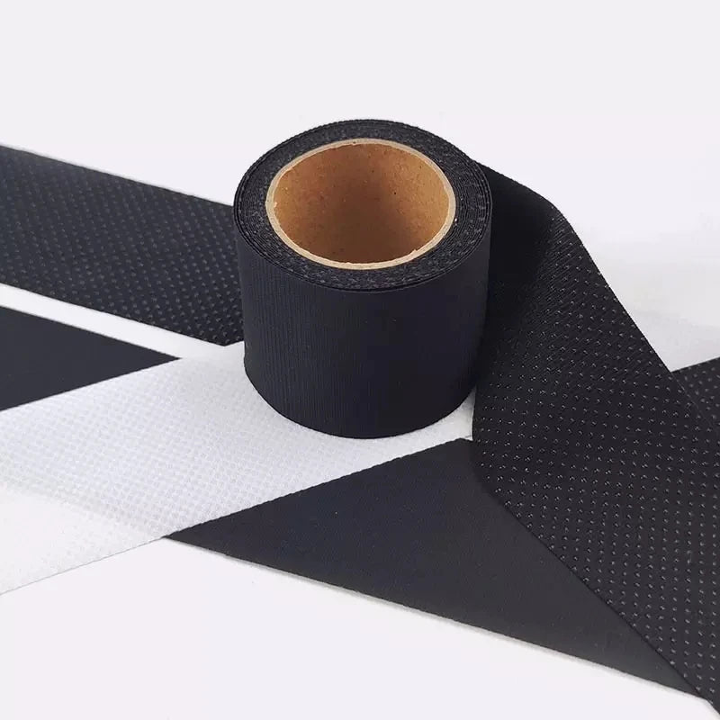 Meetee BK306 50mm Polyester Silicone Heat Stamped Elastic Band Sewing Accessories Anti-slip Fabric Webbing