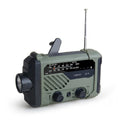 Helius Emergency Weather Radio AM FM NOAA Solar Clockwork Radio with SOS 2000mAh Power Bank for Cell Phone and LED Torch