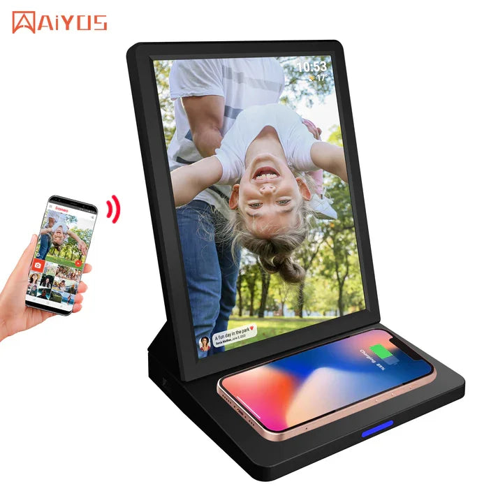 Patented 9.7 Inch Table Stand Restaurant Multi Touch Screen Menu Billboard 2+32GB HD Android Video LCD Advertising Display