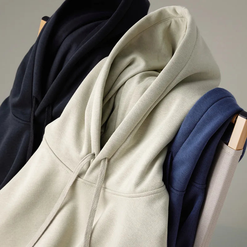 Hoodies Custom LogoWholesale 100% Combed Cotton 300G Pullover Blank Custom LOGO Unisex Plus Size Hoodies for Men