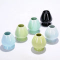Japanese Matcha Tea Whisk Ceramic Whisk Holder Bamboo Chasen Matcha Tea Whisk Stand