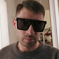 Hot Selling Europe and America Oversized Mens Sunglasses Women Vintage Sun Glasses