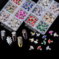 Factory Jewelry Crystal Nail Charms Round Shape Nail Art Decoration