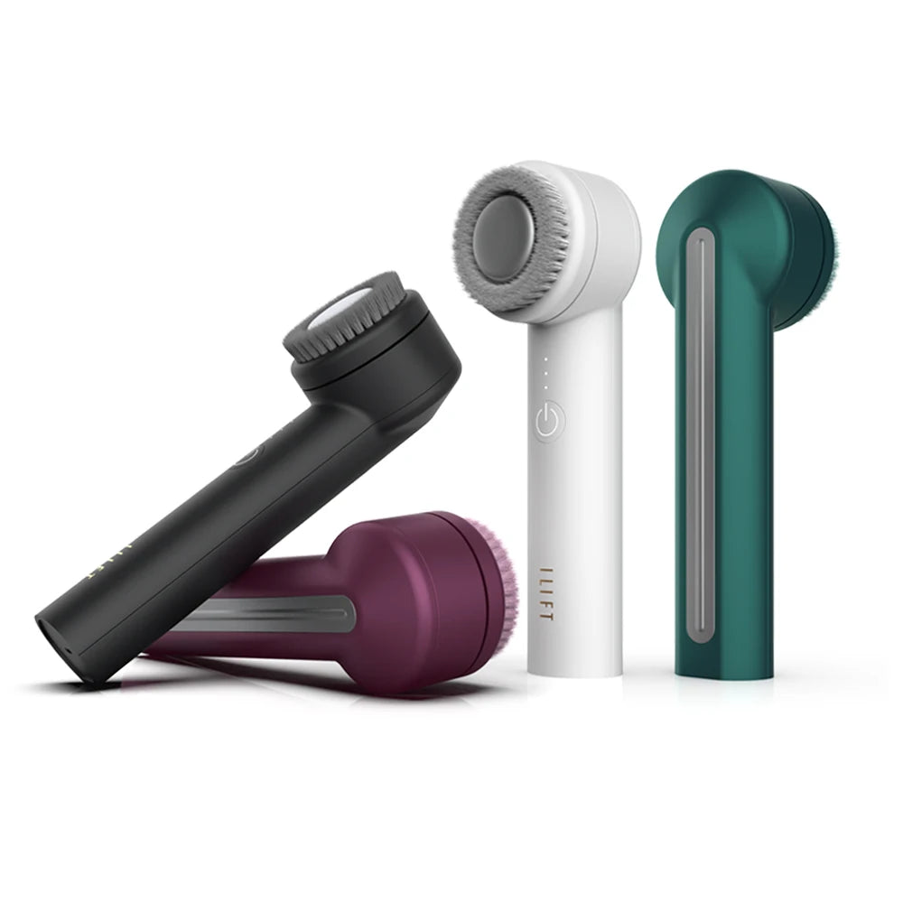 Private Label Electric Sonic Vibrating Face Brush Home Use Skin Rejuvenation Facial Cleansing Machine Exfoliator Skin