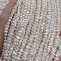 NP008  Good Quality Natural Fresh Water Freshwater Irregular Pearl Beads for Jewelry Making