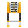 Aluminum 6063 Folding Telescopic Fire Ladder-Modern Exterior Design 7 Steps 150kg Load Capacity CE Certified