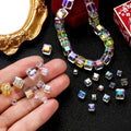 JC Hot Selling square Pendant Jewelry Making 4/6/8mm Fantasy Accessories Decoration Wholesale Loose Glass Crystal Beads