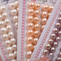 Grade 2-12mm Loose Freshwater Cultured Pearls Half-Drilled Natural Integrity Pearl Wholesale Price