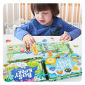 Quiet Early Learning Activity Puzzle Paste Matching Game Children's Educational Wooden Busy Book Toys Magic Tape Paper Material
