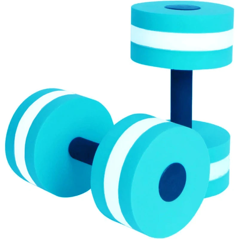 Foam Water Floating Dumbbell Pool Aqua Dumbbells Aquatic Water Aerobics Exercise Fitness Dumbbells for Swimming Pool