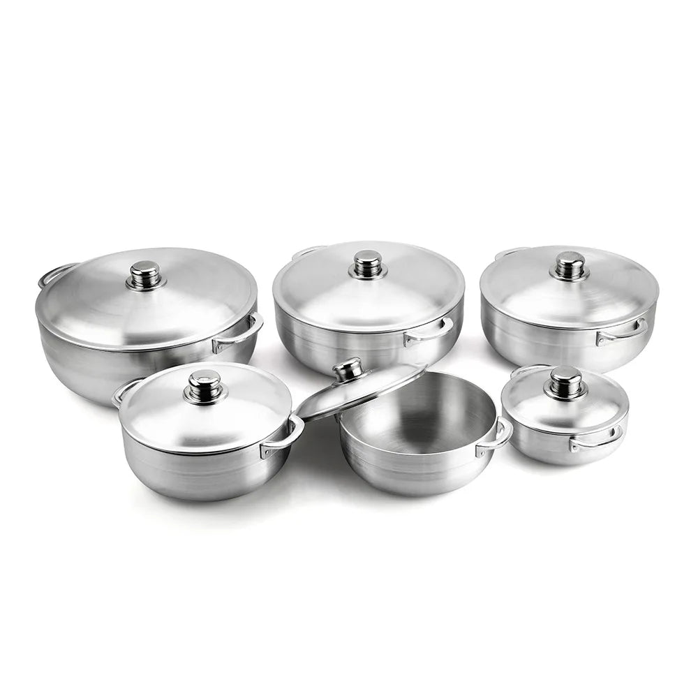 Wholesale Aluminum Sanding Casserole Sets Nonstick Cooking Pots Heat Resistant Kitchenware for Cooking