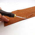 Professional Sandalwood Edge Trimmer Knife Chamferer Diy Handmade Leather Tools Trimming Vegetable Tanned Edge Cutter