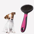 Retractable Auto Dog Brush Huisdier Borstel Cepillo Perro Gato Deshedding Pin Hair Grooming Pet Brush Self Cleaning Slicker