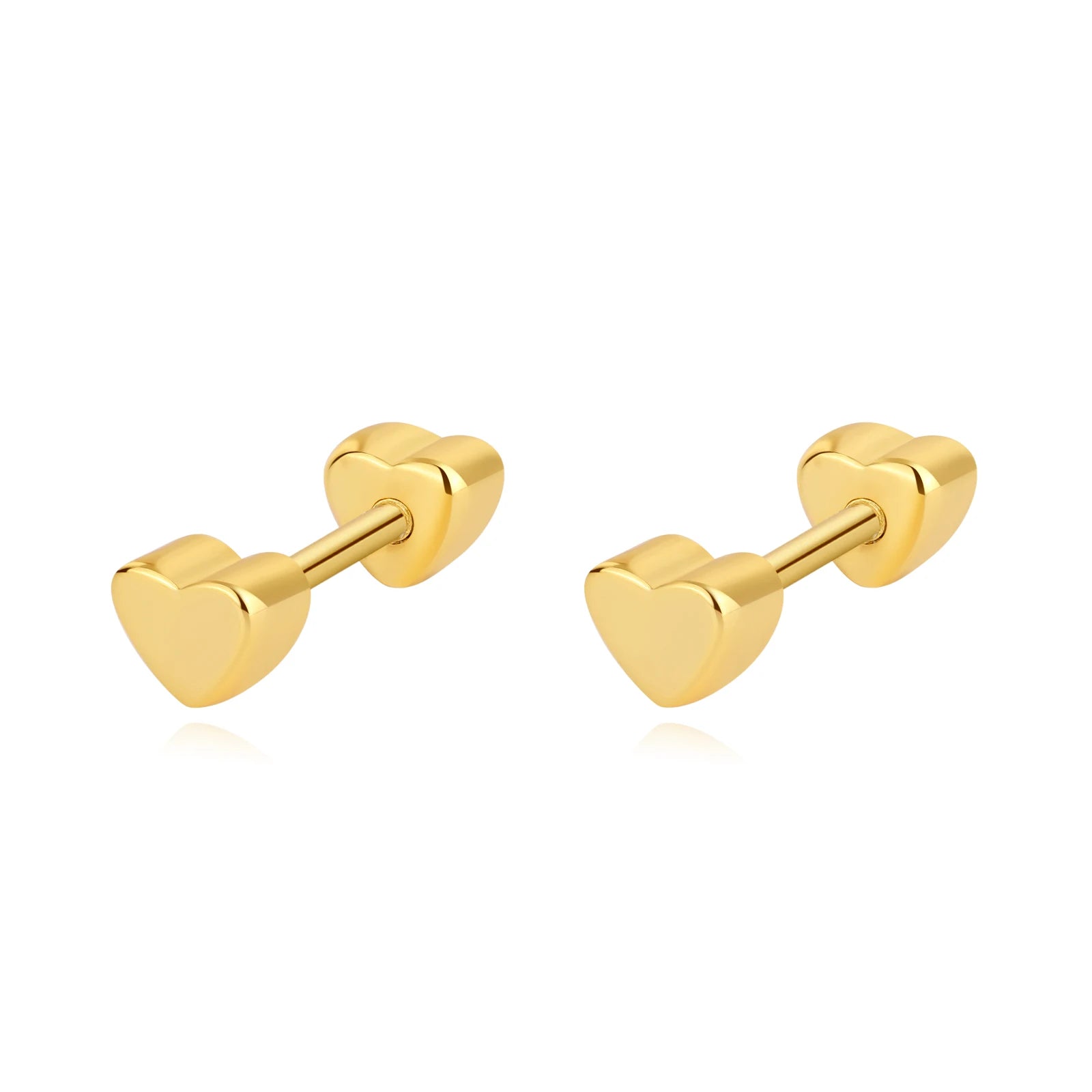 Personalized Exquisite love Earrings Sterling Silver S925 Gold-plated Jewelry love Earrings Fashion Jewelry Earrings for Women