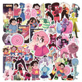 50Pcs America Cartoon Steven Universe Cute Sticker for Children Gifts Toy Decor Washi Label Laptop Luggage Stickers