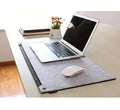 Multi-Functional Felt Mouse Pad High Quality Custom Printing Office Desk Mat Double Layers Computer Mat Storage Organizer