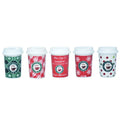 Christmas 3D Miniature Coffee Cup Resin Charm Mini Cup Resin Cabochon Doll House Toy Funny Food DIY Simulation Decoration