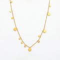 Joolim Jewelry 18K Gold Plated Dainty Circle Pendant Necklace Stainless Steel Jewelry  Tarnish Free Jewelry Wholesale