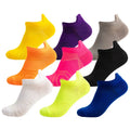 Ankle Boat Socks Nylon Sport Outdoor Basketball Bike Running Football Breathable Deodorant Non-Slip Bright Color No Show Socks