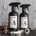 250ml 500ml PET Oblique Shoulder Round Spray Bottle Plastic Container for Air Freshener Clean Design Spray Bottle