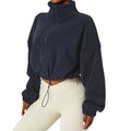 2022 Winter Outdoor Lamb Velvet Sports Jacket Women's Autumn Stand Collar Loose Plus Velvet Warm Casual Plush Jacket
