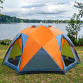 Super Large Double Layer Outdoor Camping Tent Portable Rain Sun Proof Automatic Tourism Awning