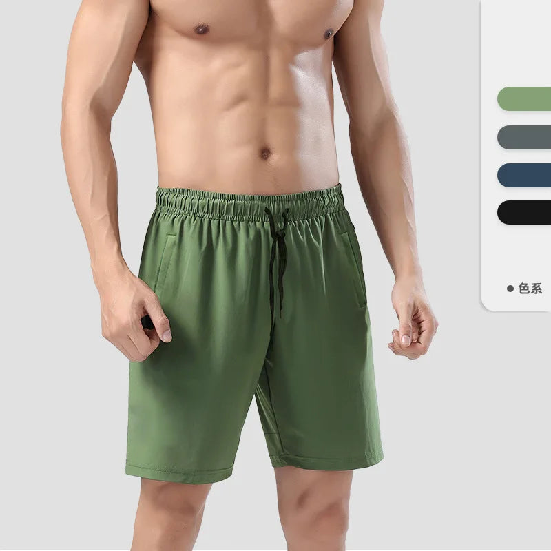 S-3XL Sports Shorts Men's Breathable Training Cool Pants Summer Leisure Fitness Quick Dry Running Capris