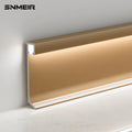 Custom Led Skirting Board Aluminum Alloy Baseboard With Led Lighting Metal LED Skirting Board